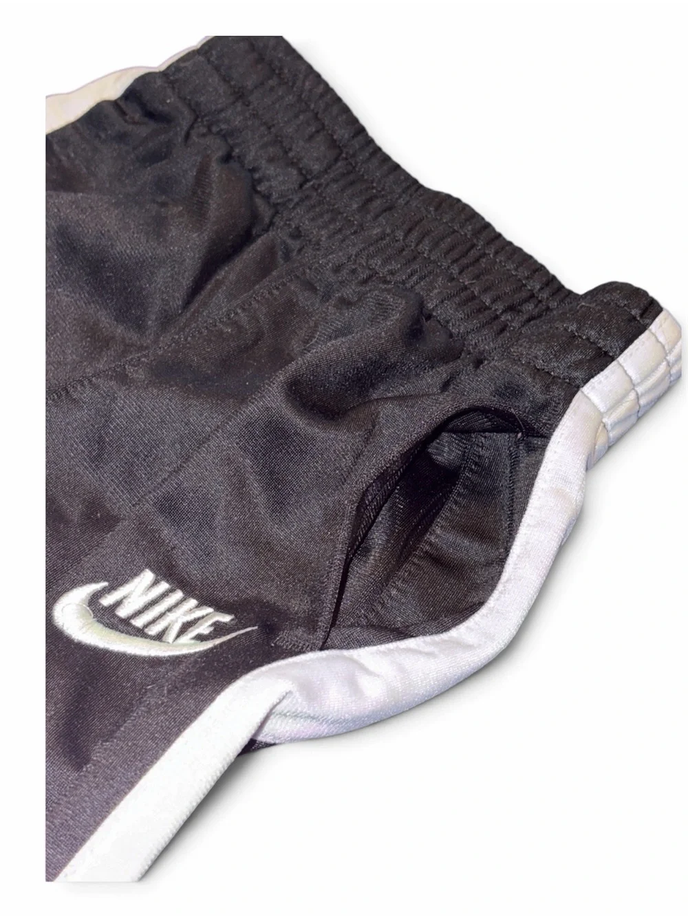 Nike Kids 3T Black Joggers with White Side Panels